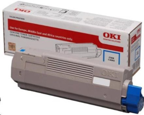 OKI Cyan toner do C532/C542 a MC563/MC573 (6 000 stránek)