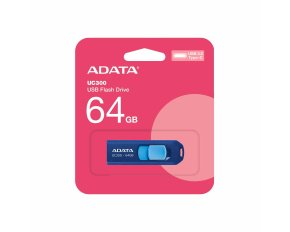 ADATA Flash Disk 64GB UC300, USB-C 3.2, modrá