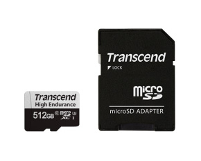 TRANSCEND MicroSDXC karta 512GB 350V, High Endurance