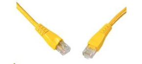 Solarix Patch kabel CAT5E UTP PVC 0,5m žlutý snag-proof C5E-114YE-0,5MB