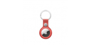 APPLE AirTag FineWoven Key Ring - Coral