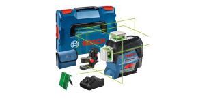 BOSCH GLL 3-80 CG, čárový laser, až 30 m, s přijímačem až 120 m, akumulátor