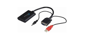 PREMIUMCORD HDMI elektronický konvertor na rozhraní VGA + audio