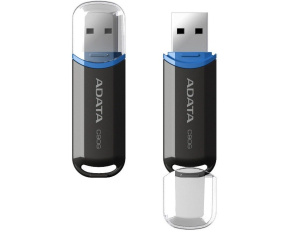 ADATA Flash Disk 64GB C906, USB 2.0 Classic, černá