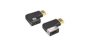 PREMIUMCORD Adaptér spojka 8K HDMI A - HDMI A, F/M, do úhlu 90° - pravá