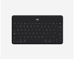 Logitech Bluetooth Keyboard Folio Keys-To-Go, UK - International, Black, Apple