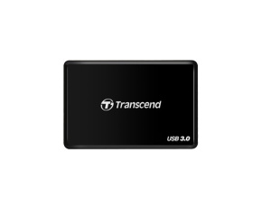 TRANSCEND Card Reader RDF2, USB 3.0, Black