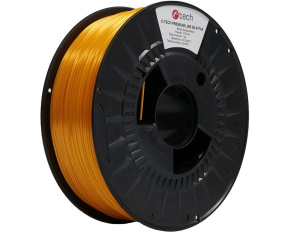 C-TECH Tisková struna (filament) PREMIUM LINE, Silk PLA, žlutooranžová, RAL2000, 1,75mm, 1kg