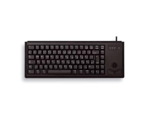 CHERRY klávesnice G84-4400, trackball, ultralehká, USB, EU, černá