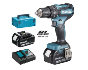 Makita DHP485RFJ Aku bezuhlíkový příklepový šroubovák Li-ion LXT 18V/3,0 Ah,Makpac