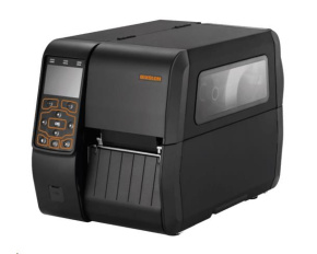 Bixolon XT5-46, 24 dots/mm (600 dpi), peeler, rewind, disp. (colour), RTC, USB, USB Host, RS232, Ethernet, black