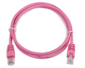 GEMBIRD kabel patchcord Cat5e UTP 2m, růžový