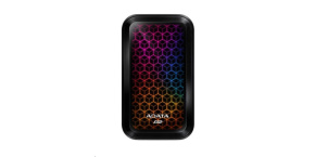 ADATA External SSD 512GB SE770G USB 3.0 černá/žlutá LED RGB