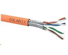 Instalační kabel Solarix SSTP, Cat7, drát, LSOH, cívka 500m SXKD-7-SSTP-LSOH