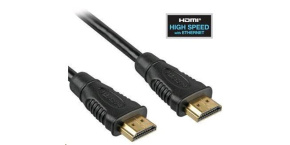 PREMIUMCORD Kabel HDMI High Speed + Ethernet (v1.4) 10m, zlacené konektory