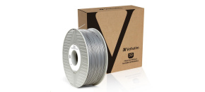 VERBATIM 3D Printer Filament PLA 1.75mm, 335m, 1kg silver/metal grey (55275)