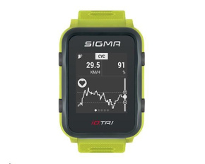 Sigma pulsmetr iD.TRI Set neon mint