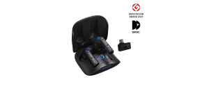 ASUS sluchátka ROG Cetra Speednova, bezdrátové špunty, BT + RF 2.4 GHz, černá