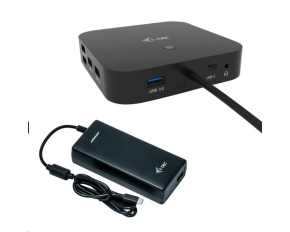 i-tec USB-C HDMI DP Docking Station, Power Delivery 100 W + Universal Charger 112 W