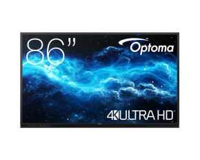 Optoma 3862RK IFPD 86" -  interaktivní dotykový, 4K UHD, multidotyk 40prstu, Android 11, 4GB RAM/ 32GM ROM,