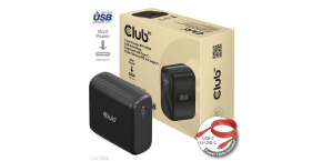 Club3D cestovní nabíječka 100W GAN technologie, USB-IF TID certified, USB Type-C, Power Delivery(PD) 3.0 Support