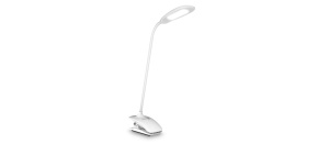 CONNECT IT Stolní LED lampa CLIP s klipem, bílá