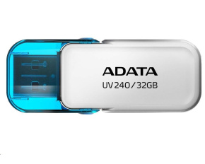 ADATA Flash Disk 32GB UV240, USB 2.0 Dash Drive, bílá