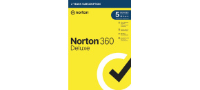 NORTON 360 DELUXE 50GB +VPN 1 uživatel pro 5 zařízení na 2 roky - ESD