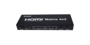 PremiumCord HDMI matrix switch 4:2,s audiem, rozlišení 4Kx2K