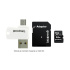 GOODRAM microSDXC karta 128GB M1A4 All-in-one (R:100/W:10 MB/s), UHS-I Class 10, U1 + Adapter + OTG card reader/čtečka