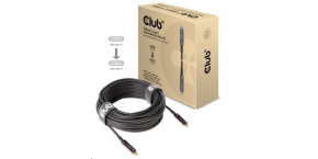 Club3D Kabel USB 3.2 typ C Gen2, aktivní, (M/M), 20m, optický, aktivní, unidirectional, A/V