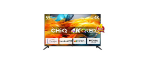 CHiQ U55QG7L TV 55", Ultra HD (4K), QLED, Smart, Android 11, HDR10, 3x HDMI, 2x USB