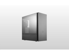 Cooler Master case Silencio S600 Tempered Glass, ATX, Mid Tower, černá, bez zdroje