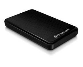 TRANSCEND externí HDD USB 3.1 StoreJet 25A3, 1TB, Black (nárazuvzdorný, 256-bit AES)