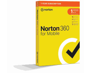 NORTON 360 MOBILE 1 uživatel pro 1 zařízení na 1 rok ESD