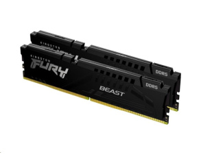 KINGSTON DIMM DDR5 32GB (Kit of 2) 5200MT/s CL40 FURY Beast Černá