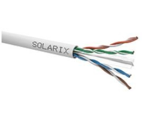 Instalační kabel Solarix UTP, Cat6, drát, PVC, box 305m SXKD-6-UTP-PVC