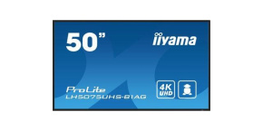 Iiyama ProLite IDS, 24/7, 4K, USB, RS232, Ethernet, Wi-Fi, Android, kit (RS232), black