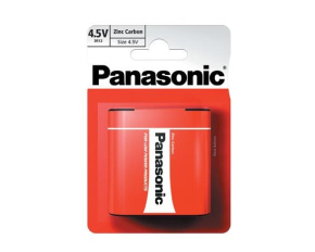 PANASONIC Zinkouhlíkové baterie Red Zinc 3R12RZ/1BP Plochá 4,5V (Blistr 1ks)