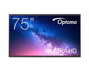 Optoma 5753RK IFPD 75" - interaktivní dotykový, 4K UHD, multidotyk 40prstu, Android 13,  8GB RAM / 64GB ROM