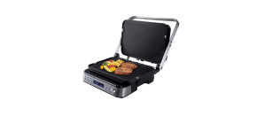 Orava Grillchef-3 elektrický kontaktní gril, 2000 W, LCD displej, časovač, digitální ovládání