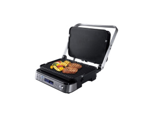 Orava Grillchef-3 elektrický kontaktní gril, 2000 W, LCD displej, časovač, digitální ovládání