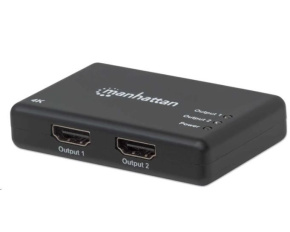 MANHATTAN Splitter HDMI 2 porty, 4K@30Hz, černá