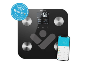 TrueLife FitScale W6 BT - Bioelektrická impedanční bluetooth váha - černá