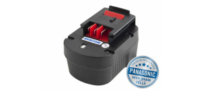 AVACOM BLACK & DECKER A1712 Ni-Mh 12V 3000mAh, články PANASONIC