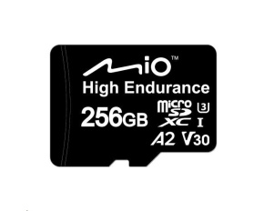 Mio 256 GB microSDXC, V30, U3, A2 paměťová karta