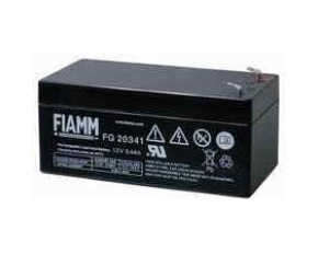 Baterie - Fiamm FG20341 (12V/3,4Ah - Faston 187), životnost 5let