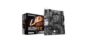 GIGABYTE MB Sc AM4 A520M K V2, AMD A520M, 2xDDR4, 1xHDMI, 1xVGA, mATX