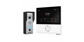 EVOLVEO DoorPhone AHD7, Sada domácího WiFi videotelefonu s ovládáním brány nebo dveří bílý monitor