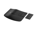 HP 960 Black Ergonomic Wireless Keyboard - bezdrátová ergonomická klávesnice CZ/SK